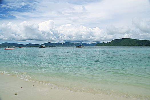 泰国的沙滩海景