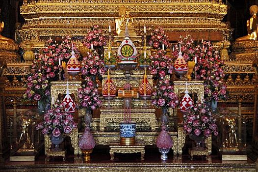 基座,雕塑,佛,庙宇,曼谷,泰国