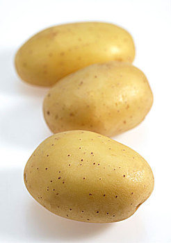蒙娜丽莎,土豆,马铃薯,蔬菜,白色背景