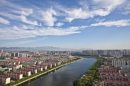 秦皇岛,建筑,河流,汤河,生活区,住宅