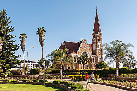 耶稣,教堂,温得和克,纳米比亚,非洲