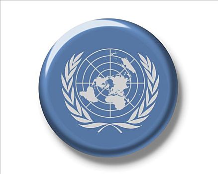 扣,徽章,旗帜,联合国