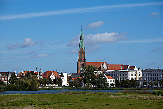 修威林,大教堂,梅克伦堡前波莫瑞州,德国,欧洲