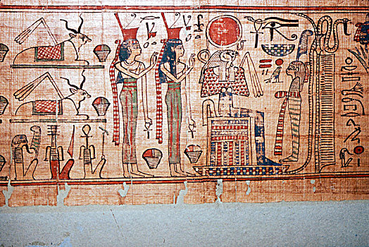 埃及人,纸莎草,艺术家,未知