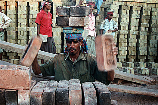 工人,孟加拉,户外,城镇,城市,陆地,一半,数字,违法,玩