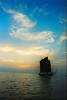 洪泽湖帆船