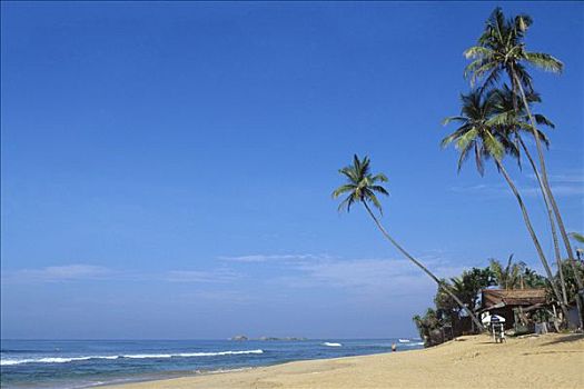 海滩,希卡杜瓦,斯里兰卡,南亚