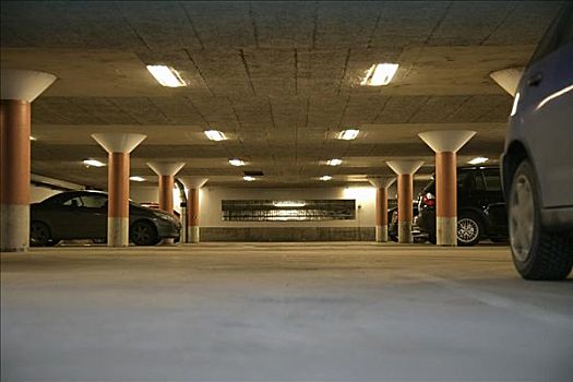地下,停车场