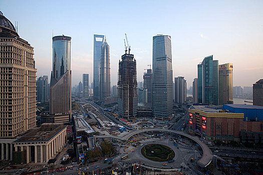 上海浦东国际金融贸易区