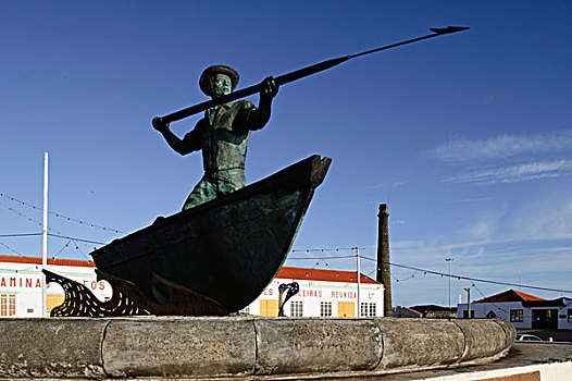 捕鲸,纪念建筑,短柄槌球,皮库岛,亚速尔群岛,葡萄牙