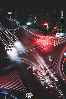 乌鲁木齐城市夜景日落