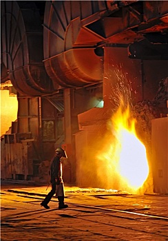 钢铁工人,工厂