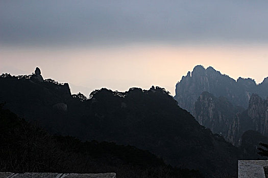 黄山,奇石,云海,壮观,名胜,风景,0293