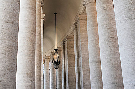 柱子,广场,梵蒂冈城,意大利