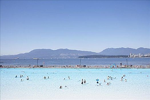 公共泳池,温哥华,不列颠哥伦比亚省,加拿大