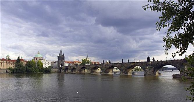 查理大桥,布拉格,捷克共和国,欧洲