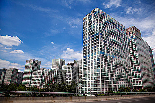 北京建外soho建筑群