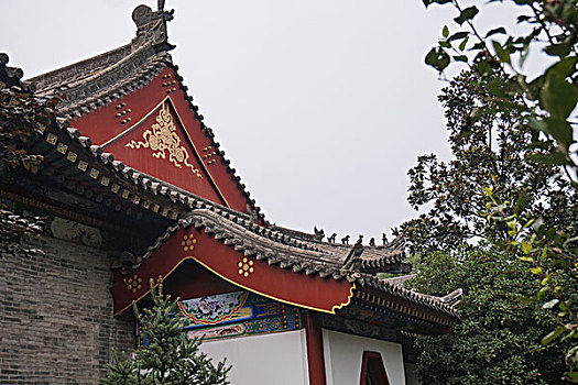 西安大雁塔景区大慈恩寺园林景观