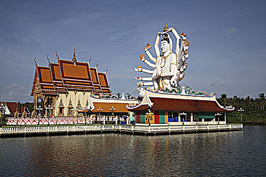 泰国,苏梅岛,寺院,庙宇