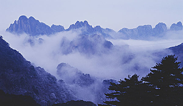 安徽,黄山,世界遗产,云海,雪景,日出,日落,奇松,怪石,天都,北海,始信峰,西海,瀑布云