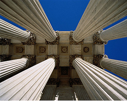 柱子,最高法院,美国,华盛顿,华盛顿特区