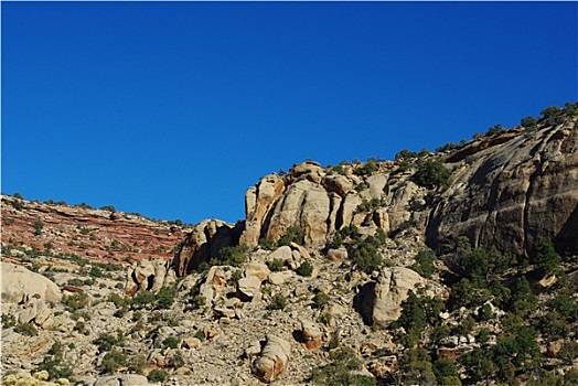 岩石构造,靠近,峡谷地国家公园,犹他