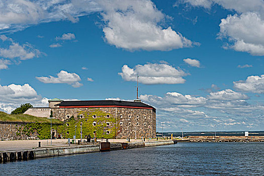 堡垒,要塞,世界遗产,海军基地,瑞典,欧洲