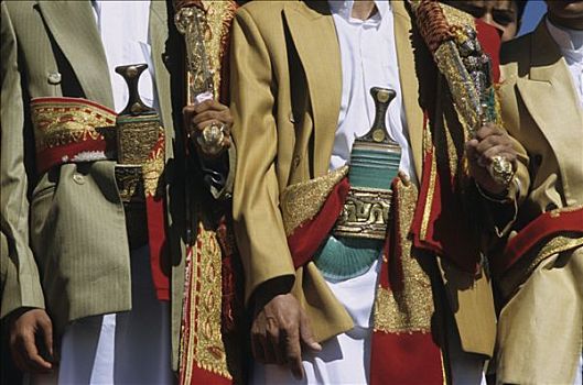 也门,萨那,男人,传统服饰,腰带