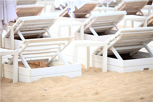 白色,水池,椅子,沙滩,海滩