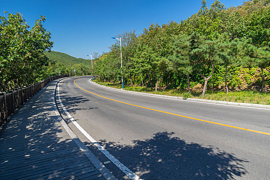 夏末初秋大连滨海路风光