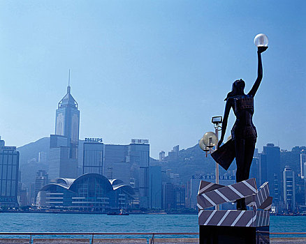 香港星光大道上的雕塑