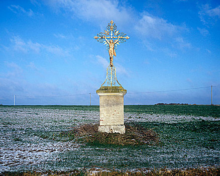耶稣十字架,纪念,乡村