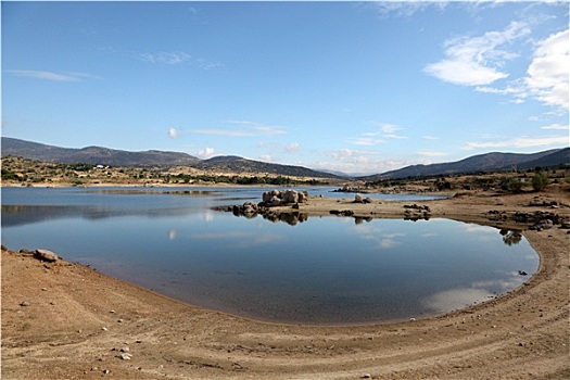 水库,山谷,自然保护区,省,卡斯蒂利亚,西班牙