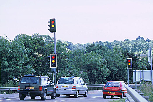 交通,停止,红绿灯,艺术家,未知