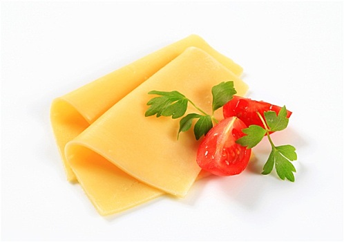 奶酪片,西红柿,楔形