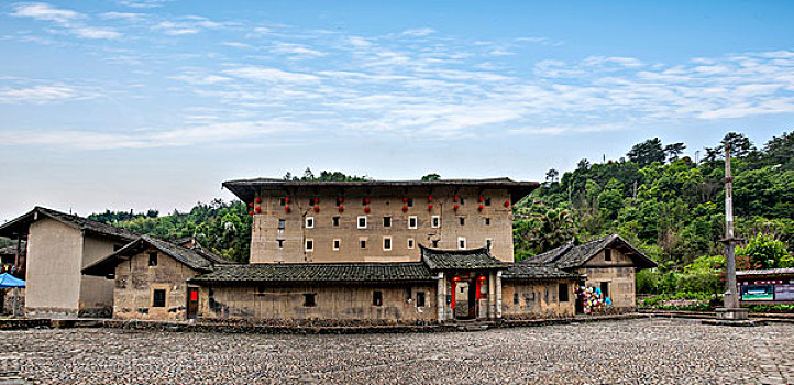 福建漳州南靖土楼,和贵楼