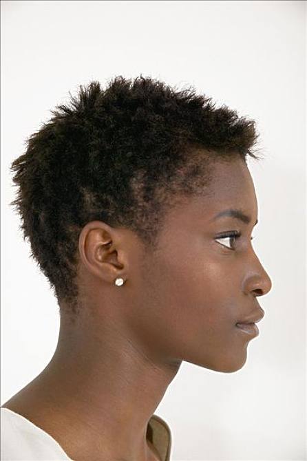 侧面_美国黑人_女性_图片素材