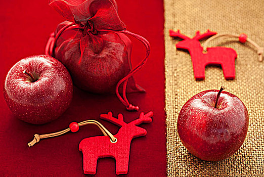 红苹果,圣诞装饰