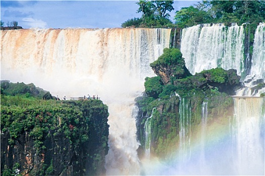 伊瓜苏瀑布,边界,阿根廷,巴西