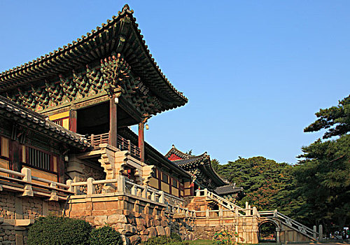 韩国,庆州,佛教寺庙