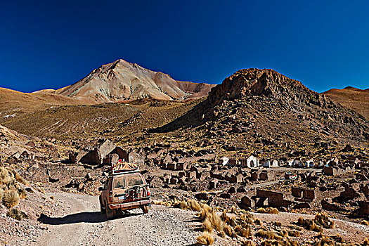 鬼城,圣安东尼奥,安迪斯山脉,玻利维亚