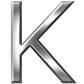 银,字母k