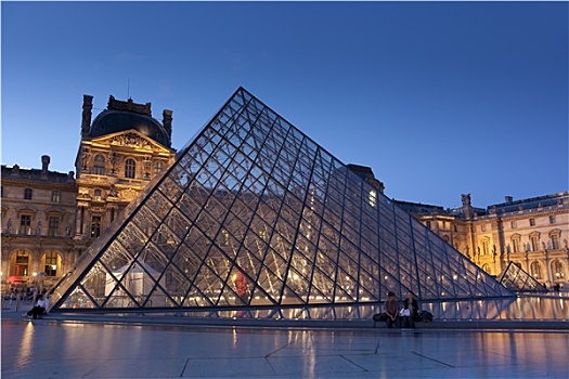 金字塔,卢浮宫,巴黎,法国