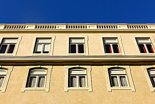 特写,老建筑,里斯本,葡萄牙