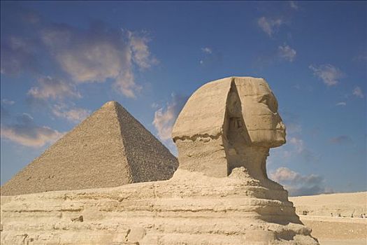 狮身人面像,金字塔,吉萨金字塔,埃及,非洲