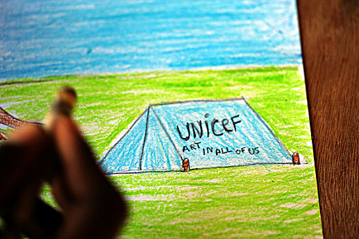 haiti,port,au,prince,children,drawing,in,classroom