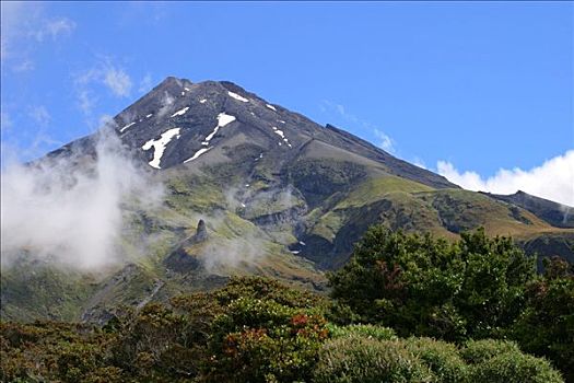 塔拉纳基,山,北岛,新西兰