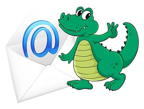 鳄鱼,邮件