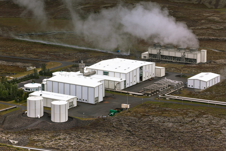 冰岛地热发电站图片
