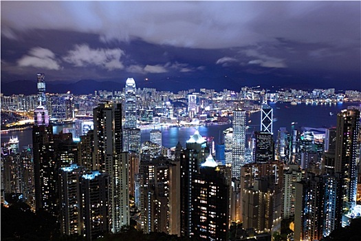 香港,城市风光,顶峰